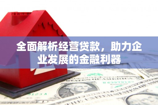 墨江全面解析经营贷款，助力企业发展的金融利器