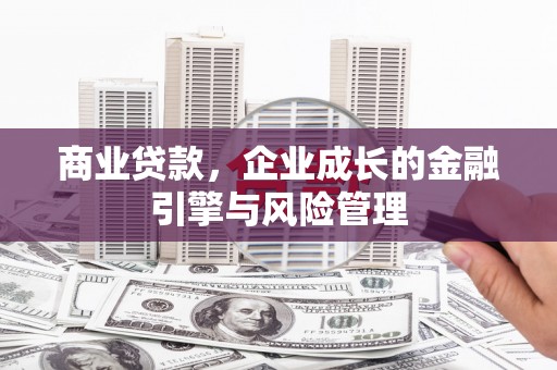 墨江商业贷款，企业成长的金融引擎与风险管理