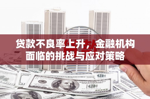 墨江贷款不良率上升，金融机构面临的挑战与应对策略