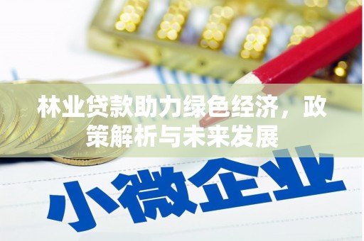 墨江林业贷款助力绿色经济，政策解析与未来发展