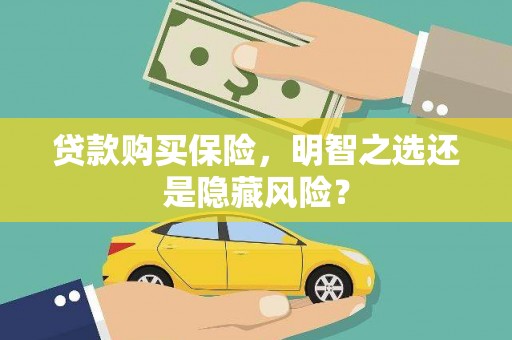 墨江贷款购买保险，明智之选还是隐藏风险？