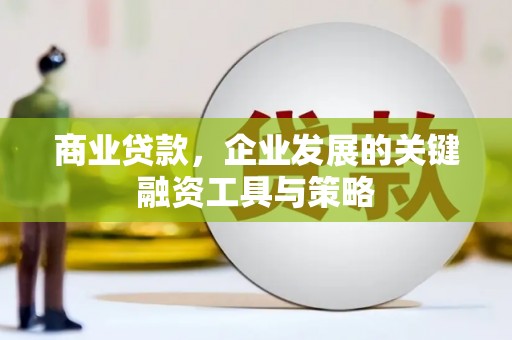 墨江商业贷款，企业发展的关键融资工具与策略