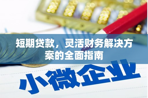 墨江短期贷款，灵活财务解决方案的全面指南