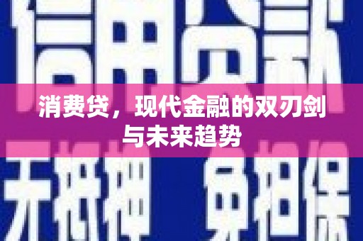 墨江消费贷，现代金融的双刃剑与未来趋势