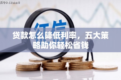 墨江贷款怎么降低利率，五大策略助你轻松省钱