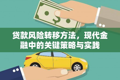 墨江贷款风险转移方法，现代金融中的关键策略与实践