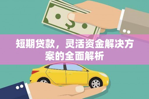 墨江短期贷款，灵活资金解决方案的全面解析