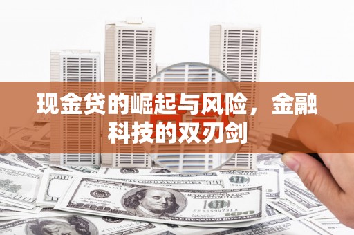 墨江现金贷的崛起与风险，金融科技的双刃剑