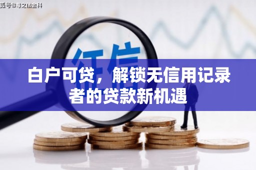 墨江白户可贷，解锁无信用记录者的贷款新机遇