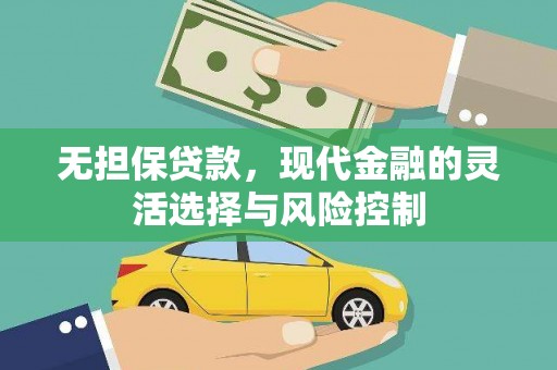 墨江无担保贷款，现代金融的灵活选择与风险控制
