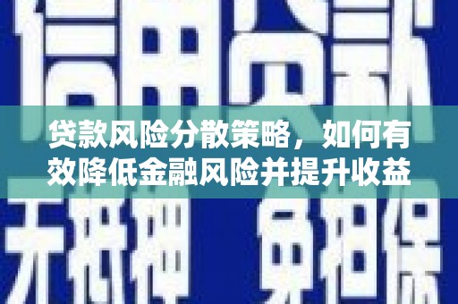 墨江贷款风险分散策略，如何有效降低金融风险并提升收益