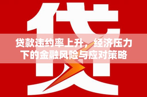 墨江贷款违约率上升，经济压力下的金融风险与应对策略