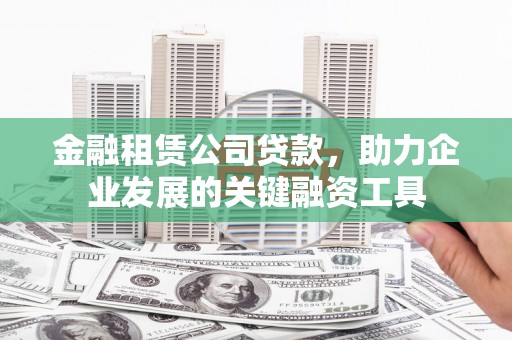 墨江金融租赁公司贷款，助力企业发展的关键融资工具
