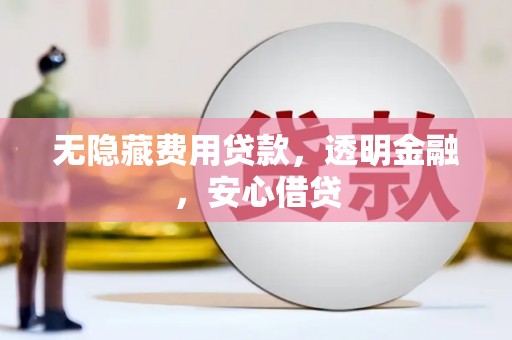 墨江无隐藏费用贷款，透明金融，安心借贷