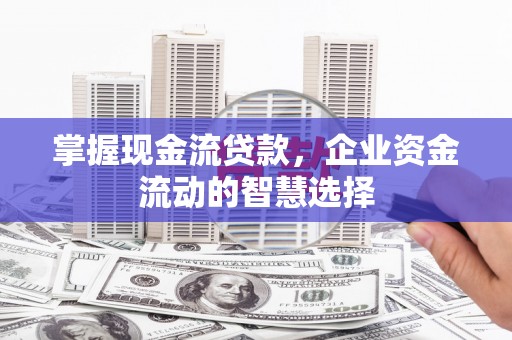 墨江掌握现金流贷款，企业资金流动的智慧选择