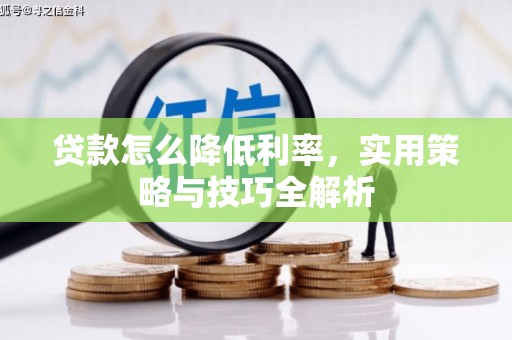 墨江贷款怎么降低利率，实用策略与技巧全解析