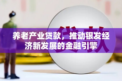 墨江养老产业贷款，推动银发经济新发展的金融引擎