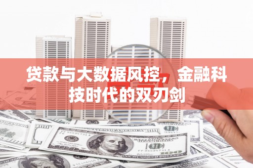 墨江贷款与大数据风控，金融科技时代的双刃剑