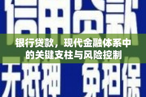 墨江银行贷款，现代金融体系中的关键支柱与风险控制