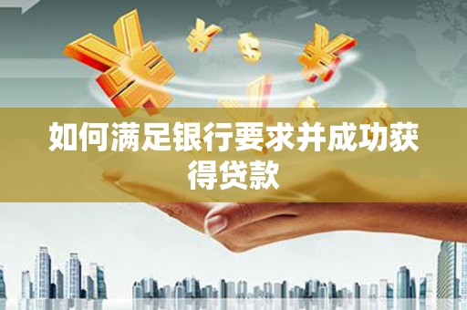 墨江如何满足银行要求并成功获得贷款
