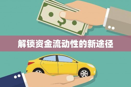 墨江解锁资金流动性的新途径